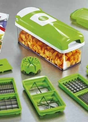 Многофункциональная универсальная овощерезка genius nicer dicer plus (найсер дайсер плюс).