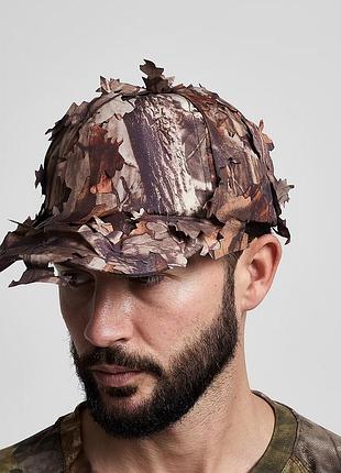 Камуфляжна мисливська кепка jack pyke 3d leafy baseball hat one size