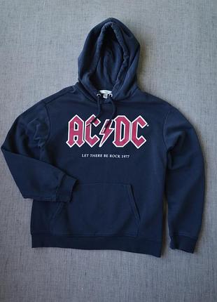 Жіноче / підліткове худі h&m ac/dc let there be rock (розмір xs) — оригінал