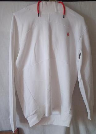 Стильне біле худі indicode jeans (premium sport apparel) розмір: 2xl (2xlarge)