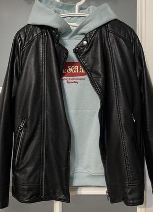Куртка экокожа zara 11-12л 2