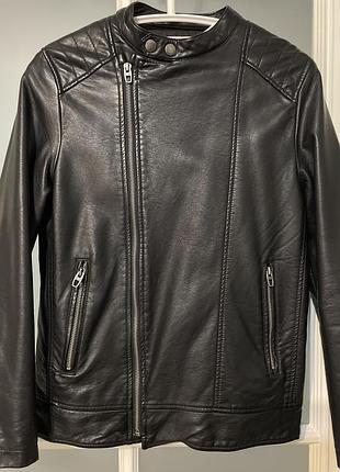 Куртка экокожа zara 11-12л 4
