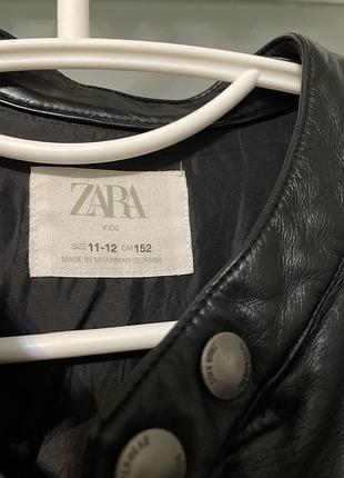 Куртка экокожа zara 11-12л 6
