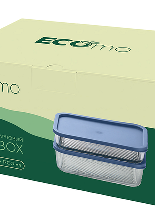 Набор контейнеров ecomo day box прямоугольных 1200мл*1700мл.
