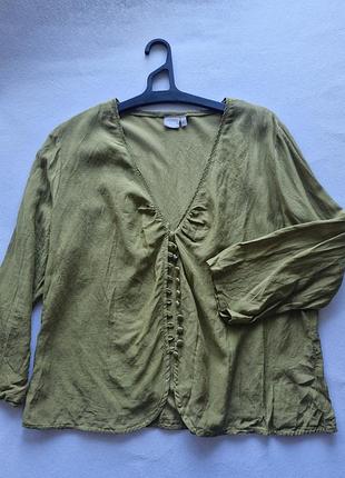 Блуза жіноча we fashion оливкова