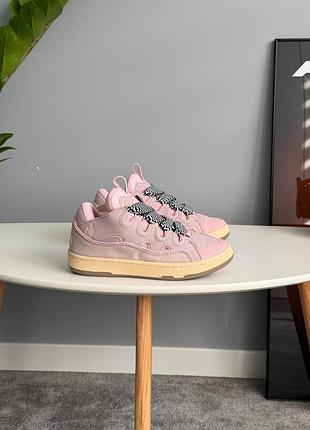 Lanvin curb sneakers pink 7
