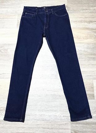 Чоловічі темно-сині джинси, розмір 32/33 slim fit.