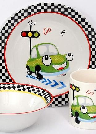 Набор посуды дит. limited edition funny car / набор / 3пр.
