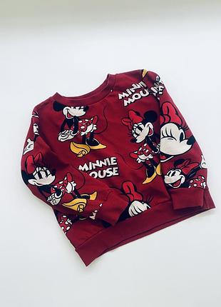 Дитячий світшот з міккі на 7/8 років h&m