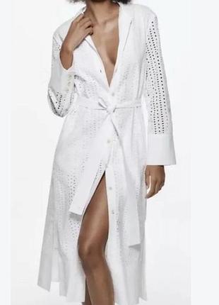 Сукня з прошви zara