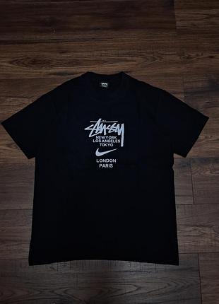 Футболка nike x stüssy international black