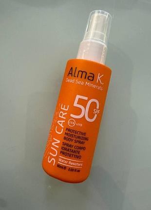 Сонцезахисний спрей для тіла alma k sun care spf 50, 60 мл