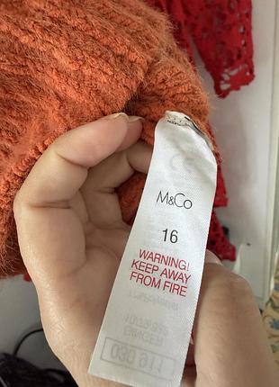 Красивый теплый свитер батал m&co 5