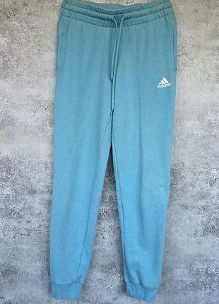 Жіночі спортивні штани джогери adidas блакитні xs (підійде на s)