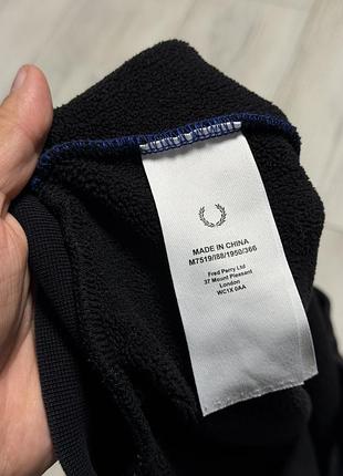 Світшорт fred perry sweatshirt black and blue 4