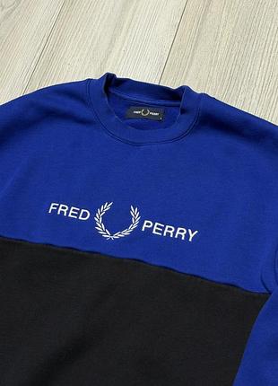 Світшорт fred perry sweatshirt black and blue 2