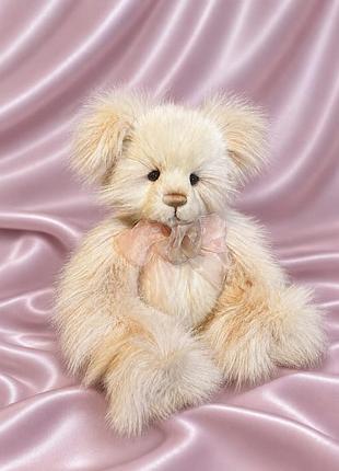 М'яка іграшка ведмедик charlie bears чарлі, бежевий, середній