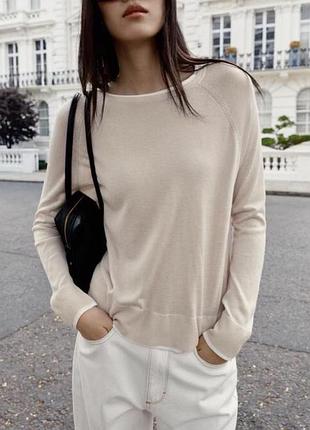 Легкий трикотажний джемпер zara
