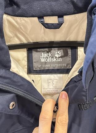 Куртка жіноча  jack wolfskin синя 4