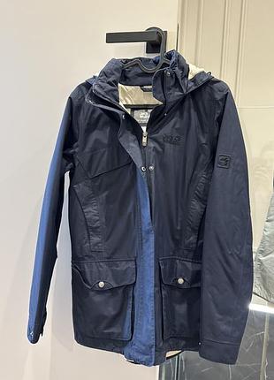 Куртка жіноча  jack wolfskin синя