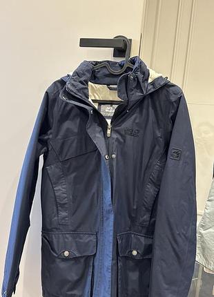 Куртка жіноча  jack wolfskin синя 2
