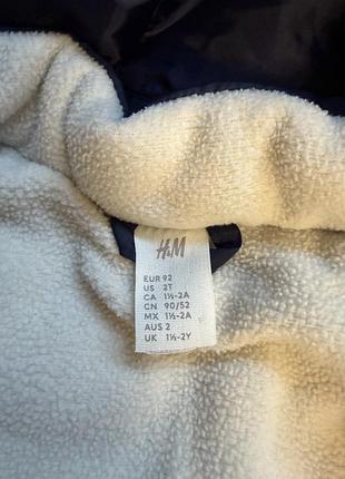 Куртка дитяча на флісі h&m 3