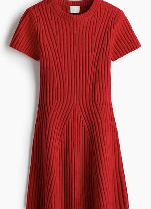 Трикотажное платье h&amp;m шерсть