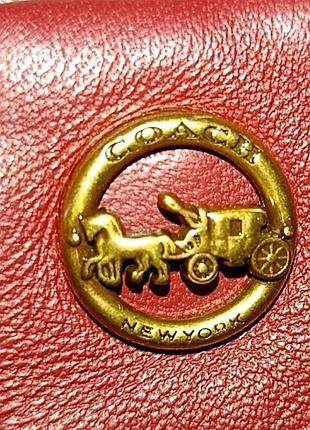 Кожаные перчатки coach new york 6