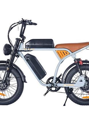 Велосипед с электродвигателем spark predator awd 48v/750w*2/20ah*2 li-ion 20" серый