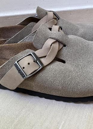 Продам замшеві шльопанці birkenstock