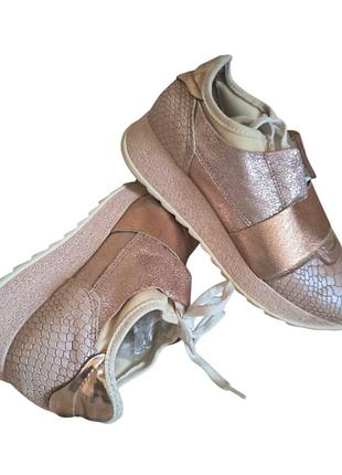 Кожаные анатомические кроссовки-слипоны derflex (туречевина), р. 37
