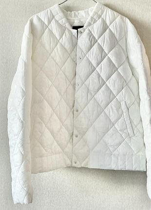 Куртка жіноча mohito стьобана молочного кольору, розмір 42 (m/l)