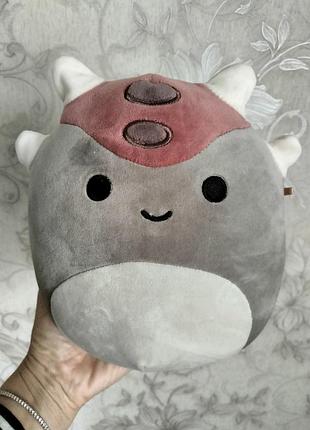 Оригінальна м'яка іграшка squishmallows айноха анкілозавр 20 см (ainhoca)