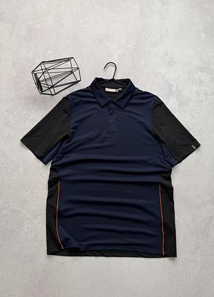 Оригінальна технологічна трекінгова футболка kjus “colorblock” men’s