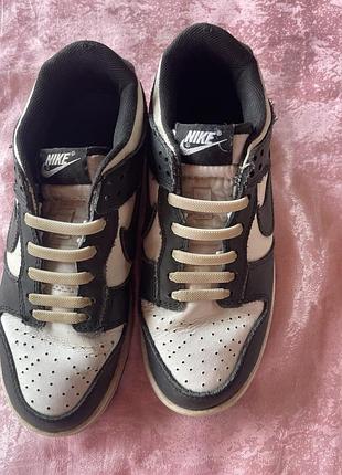 Детские кроссовки бренда nike, размер 38, черно-белого цвета