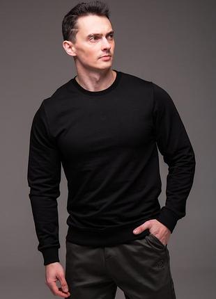 👕 свитшот мужской черный casual