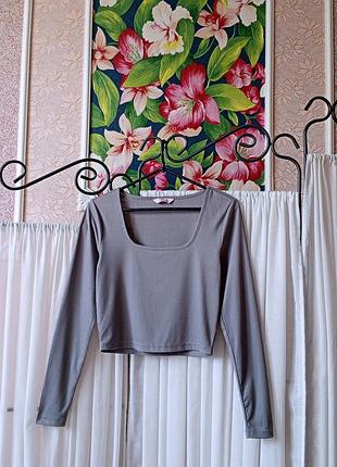 Стильний сірий лонг в рубчик boux avenue.
