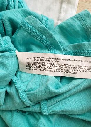 Новая детская бирюзовая юбка zara 6