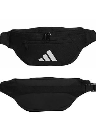 Adidas essentials waist bag black jm7155 сумка на пояс плечо бананка унисекс оригинал черная