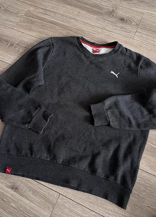 Оригінал утеплена спортивна кофта світшот puma l розміру