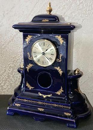 Винтажные каминные фарфоровые часы (limoges style)