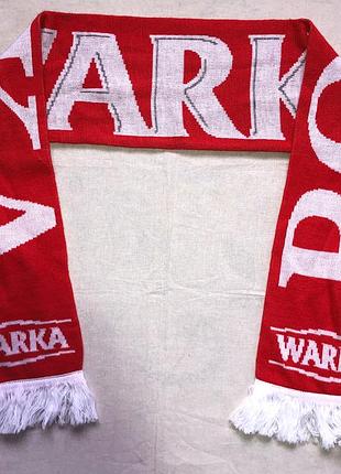 Polska фанатский шарф роза сборной польщи/мерч warka пиво