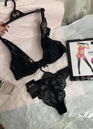 Комплект жіночої білизни hunkemoller, чорний