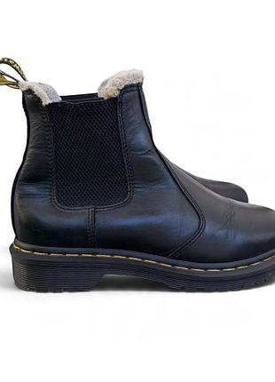 Чорні челсі черевики dr.martens 2976 leonore