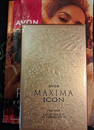 Парфумована вода avon maxima icon 50 мл для жінок