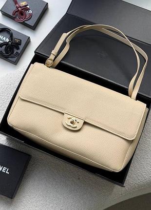 Сумка конверт chanel беж
