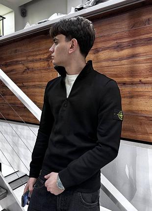 Чоловіча кофта stone island чорна
