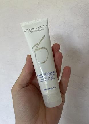 Гель для вмивання zo skin health exfoliating cleanser для нормальної та жирної шкіри 60 мл