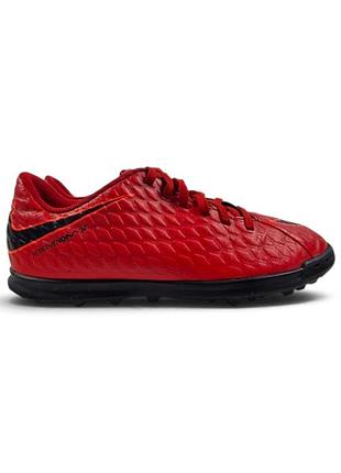 Подростковые футзалки nike hypervenom phelon iii красный, черный