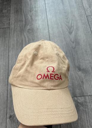 Бейсболка чоловіча omega бежева